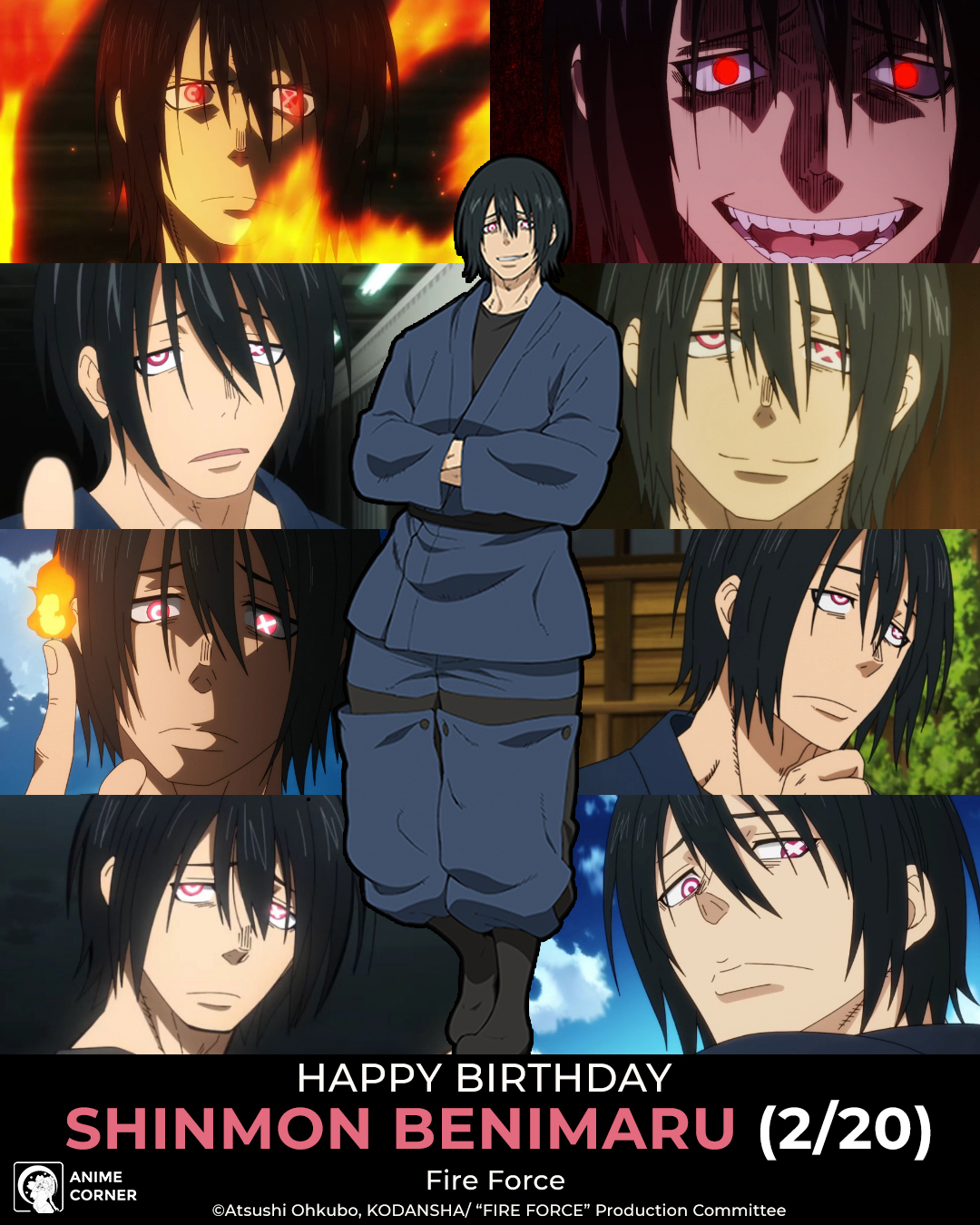 Happy 39th Birthday to the outstanding Miyano Mamoru! The amazing VA that  voiced our Asakusa's King of Destruction, Benimaru Shinmon! : r/firebrigade