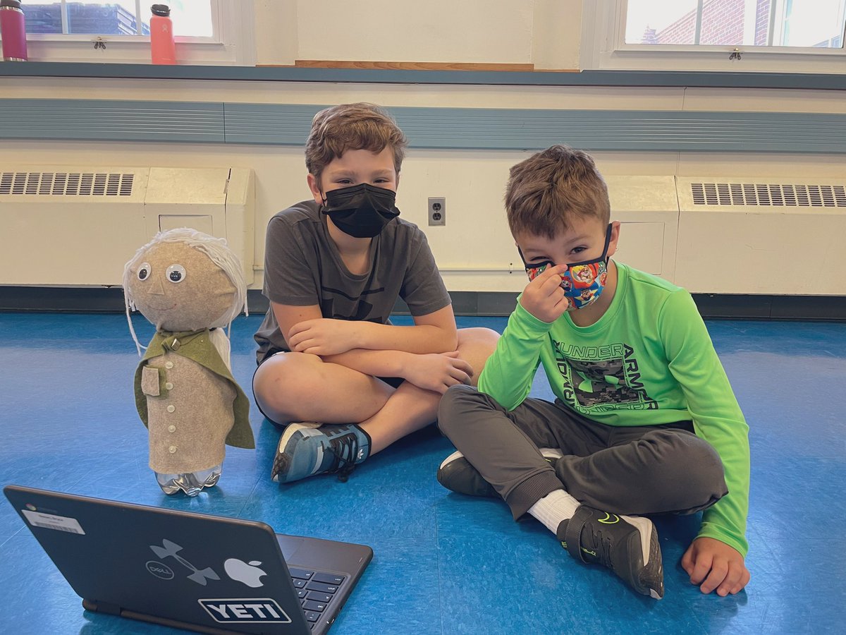 <a href="/MsMeininger/">Ms. Meininger</a>’s scholars shared their biography dolls and published research with their kindergarten buddies in <a href="/MsMartin813/">Ms. Martin</a>’s class. Conversations were rich. Relationships were strengthened. 📚💻❤️🖤🤍🐾