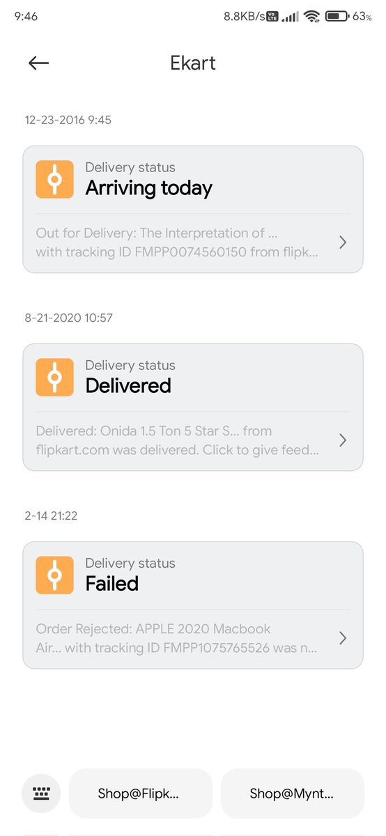 ManikantanKK's tweet photo. Hello @Flipkart 

I cancelled an order i placed almost a week ago, my account hasn't been refunded but i am being surprised with a delivery update for the same order i cancelled. Could you kindly look into this and help me get my refund? 

I'm attaching some screenshots for ref. https://t.co/4TdG2wfHiM