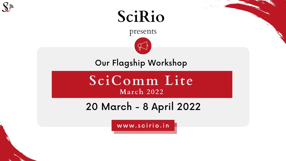 Wanted a career in #SciComm? Let's begin! 

A one-stop shop for all your learning in #SciComm 🎓 

𝗦𝗰𝗶𝗖𝗼𝗺𝗺 𝗟𝗶𝘁𝗲 is here for you ✨ ✨ 

Book your calendars because it will be filled with lots of learning, interactions with mentors and fun activities.

See you soon...