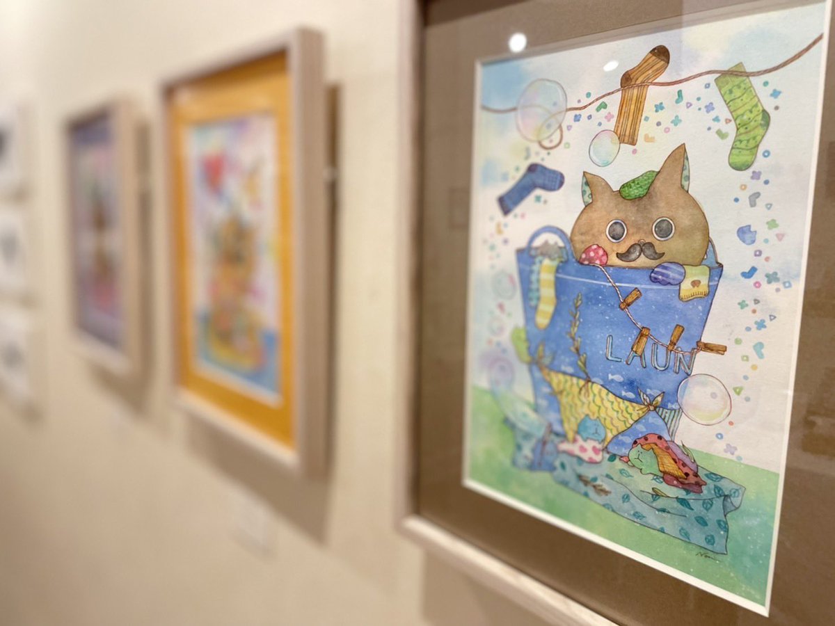 noritamark's tweet photo. ネコの王国展２開催中ですん〜🐈
かわええやつ観てやってくださいませ✨

Beauty&amp;Gallery hana*輪
@galleryhanawa https://t.co/Kxl9qAsQme