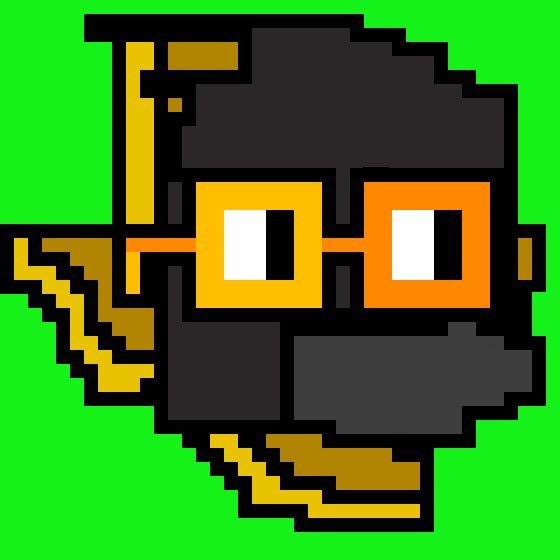 初めてファンアート描いてみました！！カラス！！
Texas face とCrow Nounです！！
Bentioさんに届くかな
<a href="/benitopagotto/">Benit0 🪬</a> 

#NFTs #nftart