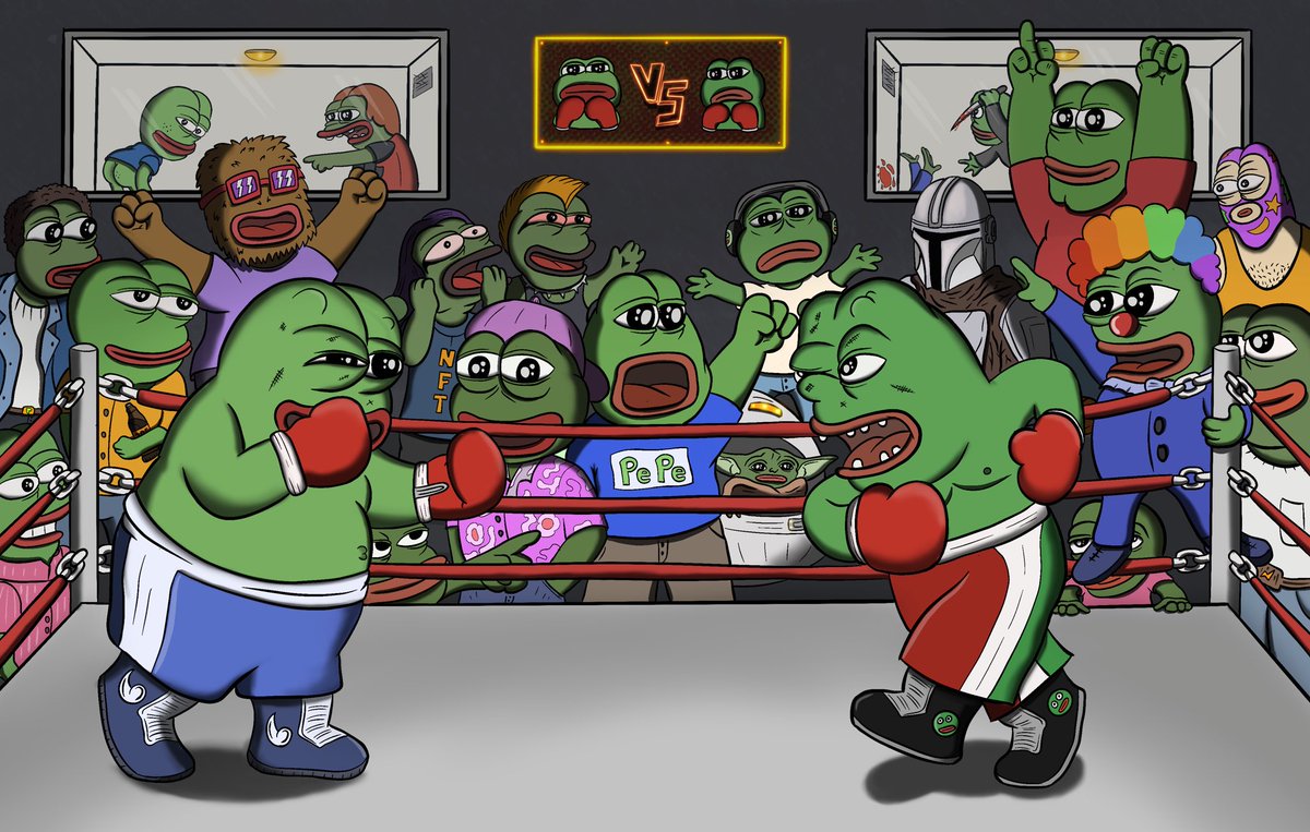 🐸 Match Of The World 🐸 Tonight was a great boxing match in history. People flocked to watch this boxing match. In fact, they are brother. But they have to be broken because they like the same girl. 
Hope you like <a href="/jaggedsoft/">jagged</a> <a href="/jaggedVIP/">SKOPfather</a> 

foundation.app/@BillieBell/fr…