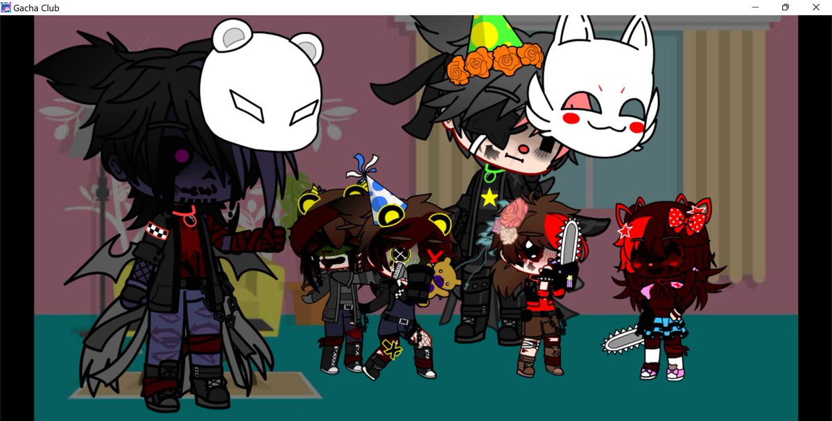 imdeaviera's tweet photo. Micheal = *Proud Of Elizabeth*
CC/Evan &amp; CC/Evin = EWWWW!
Elizach = OMGGG *Blushes*
Elizabeth = *Happy Noises*
Ennard = What...?
#GachaClub #FNAF #aftonfamily https://t.co/q9QgmZOKEH