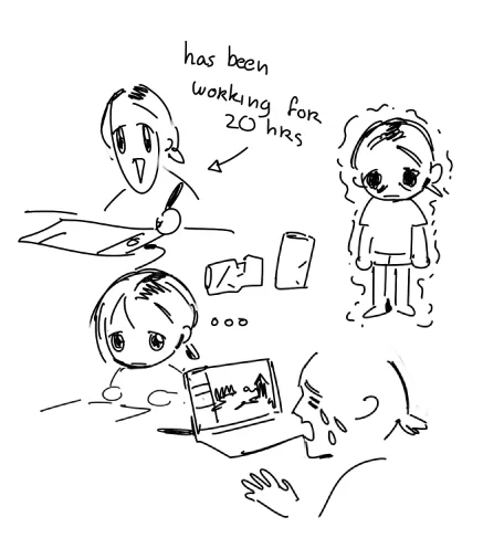 very upsetting self portraits 