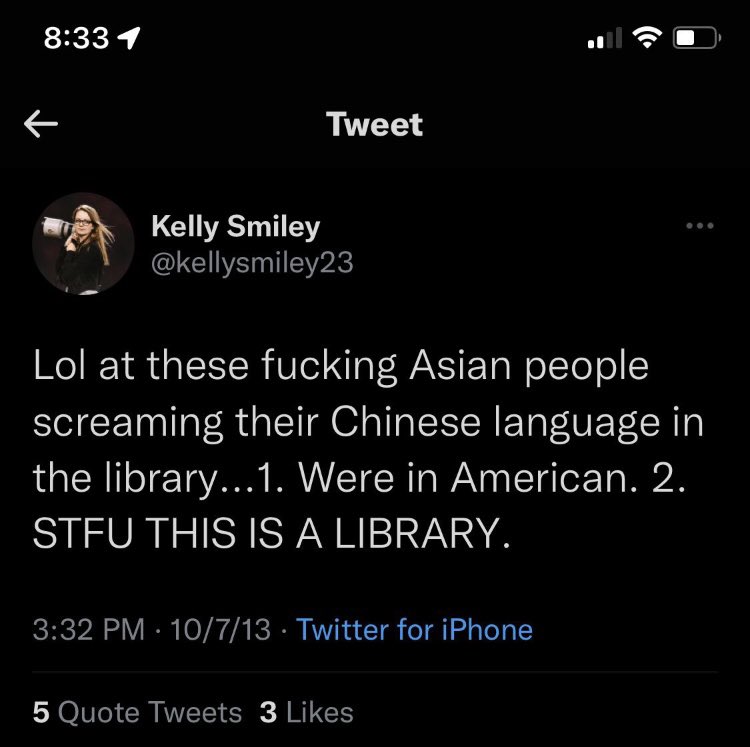 ViaAhmari's tweet photo. All I have to say about this #KellySmiley situation is karma might not get you then but it’s prone to always happen now.
Consequences still exist even if the mistake you made happened in 2013. https://t.co/Kko93CODLB