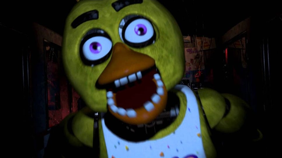 ChomperElectric's tweet photo. One thing I adored about GR Freddy and Chica is how they try to harken back to their original designs quite a bit
Their jumpscares are a perfect example of that!

#FNAF #fnafsecuritybreach https://t.co/XPwVHEZVUs