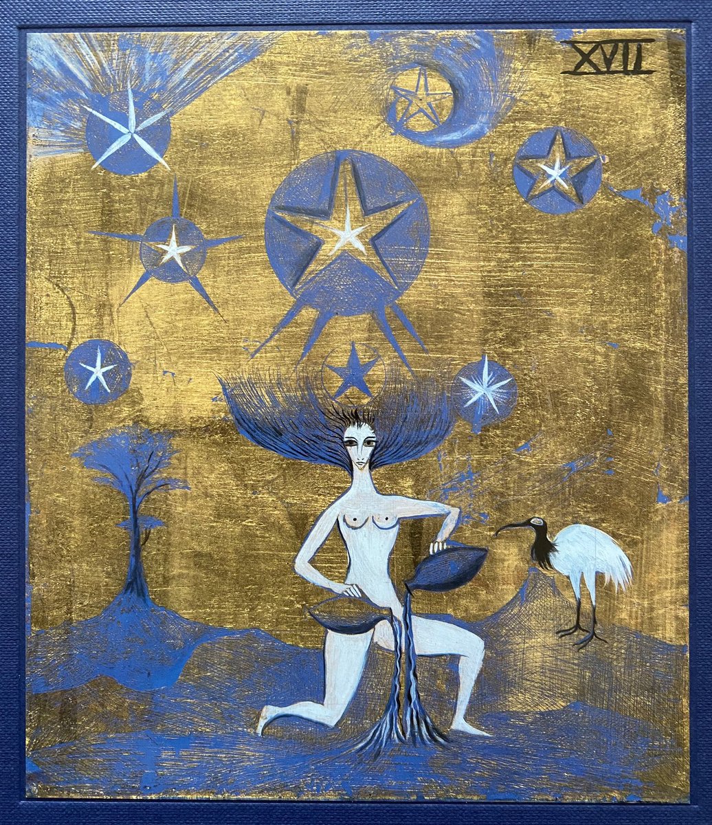 The Star Tarot card by surrealist artist Leonora Carrington, c.1955