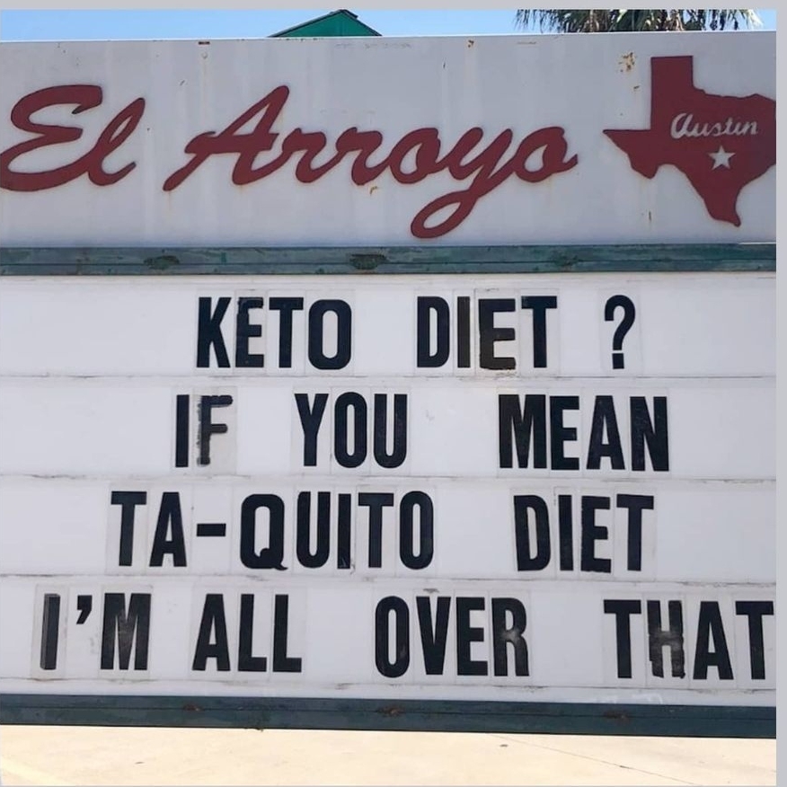 littleonutri's tweet photo. ⭐ Happy Saturday ⭐

Keto diet? Hard pass. 
Ta-quito diet? I'll consider it! https://t.co/MkwVQy4FcN