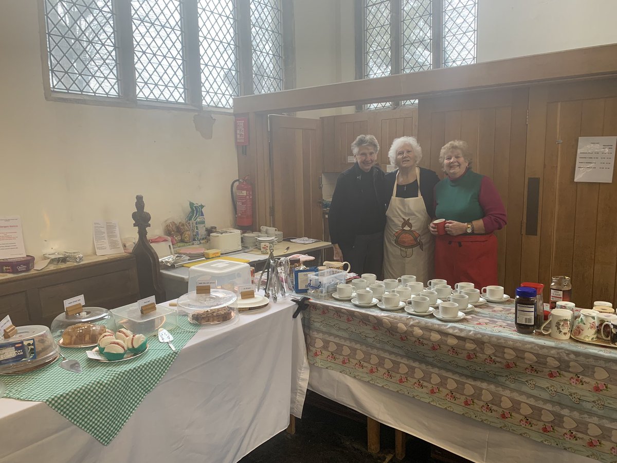 Open for tea, coffee and cakes!
