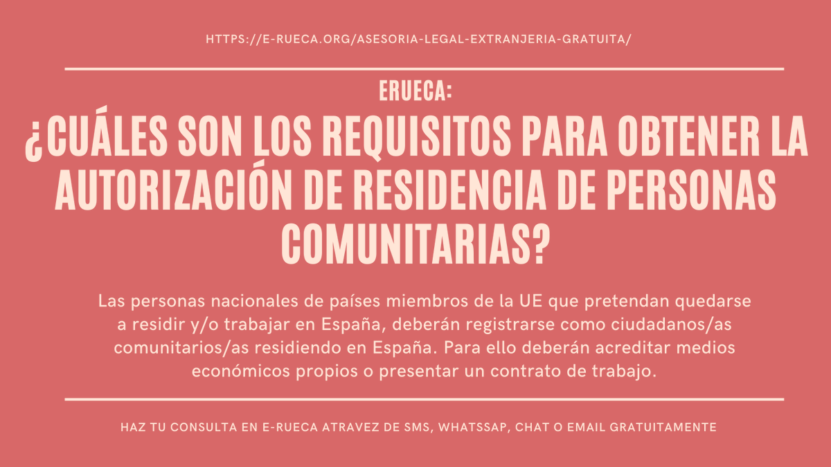 laruecaas's tweet photo. Desde E-Rueca 🌐 prestamos atención jurídica especializada en extranjería, es un servicio Online 💻 totalmente gratuito, puedes ponerte en contacto ☎️ con nuestros profesionales desde este link: https://t.co/Eqx4HKAFV0 
#Madrid #Spain https://t.co/qVmol6qzHo