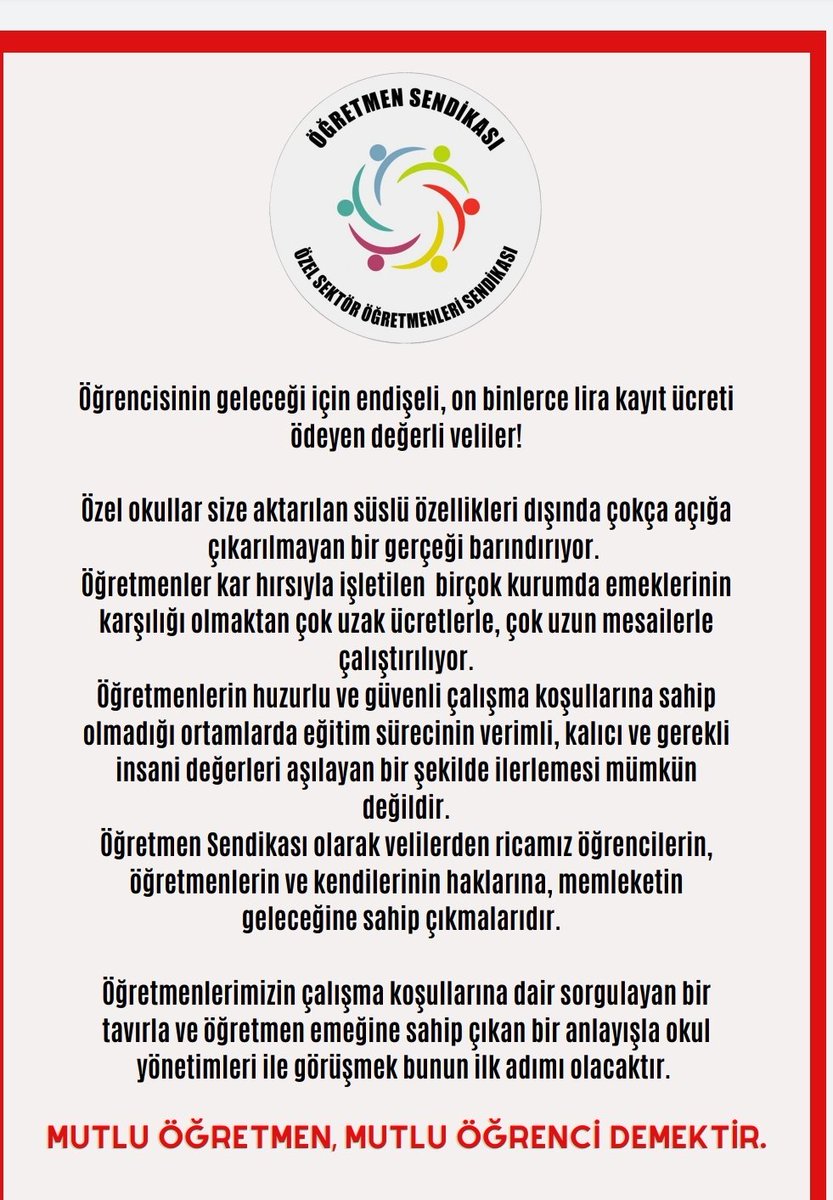 ogretmensendika's tweet photo. 3) Üyelerimiz ajitasyonlarla birlikte @bahcesehir_k12 velilerine şu cümlelerle seslendiler : https://t.co/PFkGko6usi