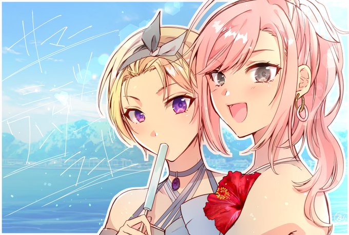 あんまり描いてないわね
#くそ寒いので水着絵を貼る 