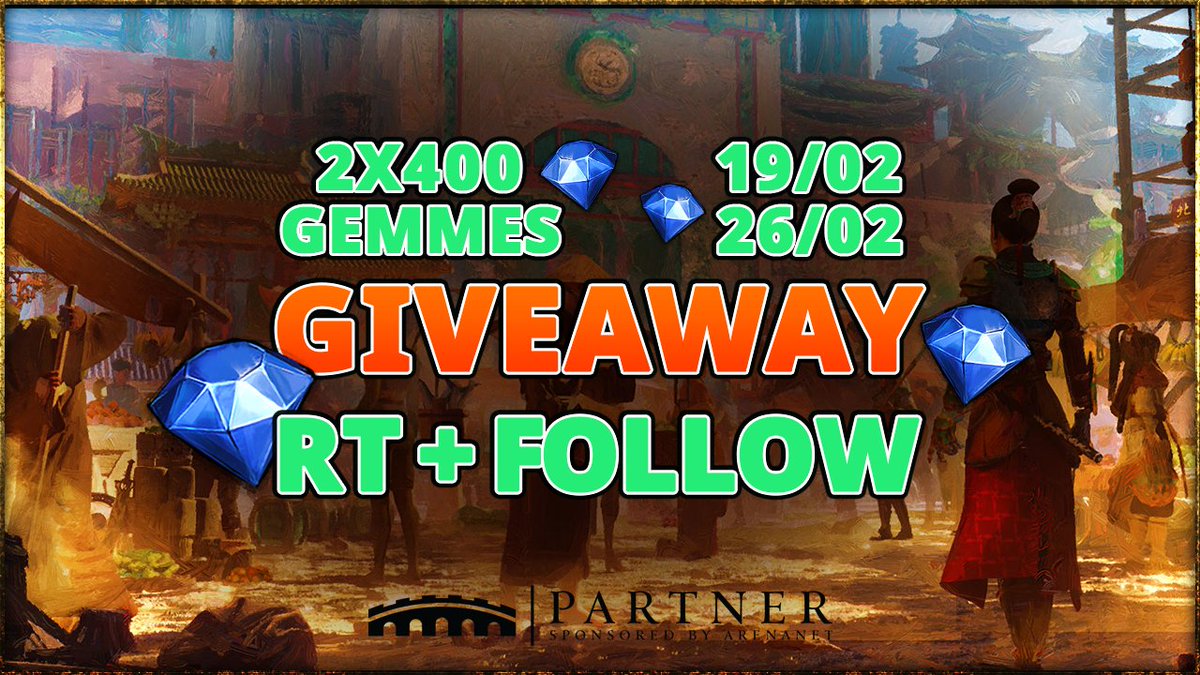 Baderas_FR's tweet image. Si les coffres communautaires ne vous suffisent pas, je vous propose de repartir avec quelques gemmes pour bien démarrer #GuildWars2 End of Dragons !

▶ 2x400 💎(en partenariat avec ArenaNet)
▶ 19/02 - 26/02
▶ RT + Follow

#GW2EOD