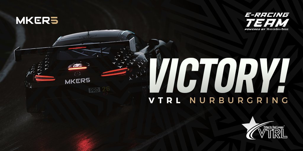 mkersofficial's tweet photo. Well done Maxime Batifoulier🏆! We reached the P1🏁in the VTRL Nurburgring. Keep going Mkers! #WeAreMkers
#AssettoCorsa #VTRL #EracingTeam #Mercedes Powered by @MercedesBenz_IT https://t.co/AHhcbveeYN