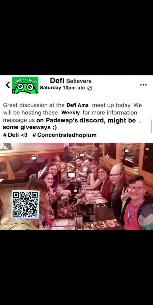 Chad's are invited to the weekly #swampmeet

Ask whatever #defi questions you want and padswaps #crypto veterans will be there to help you out

The most engaging questions will win a #Giveaway, which you can use to farm straight away with your new learned knowledge

#ama #amm