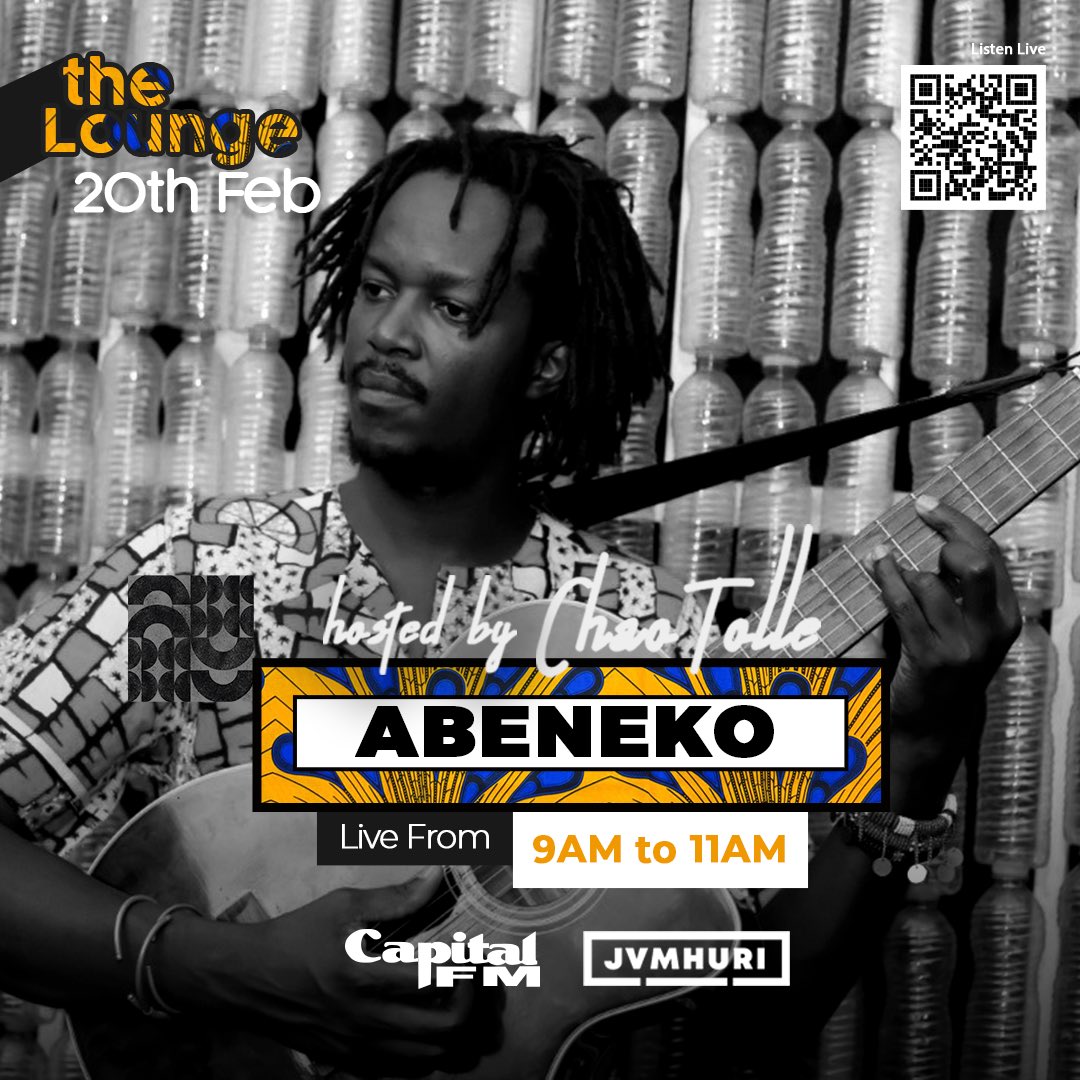 TheLounge984's tweet photo. Hey Soulstar ✨

This weekend we have @IsackAbeneko all the way from Dar es Salaam, Tanzania 🇹🇿 on The Live Sessions 🎤🎸

Tell a friend and join in from wherever you are 🤗

https://t.co/VySqbsNhQ1 

#TheLounge984 https://t.co/b1Iuo7LtUr