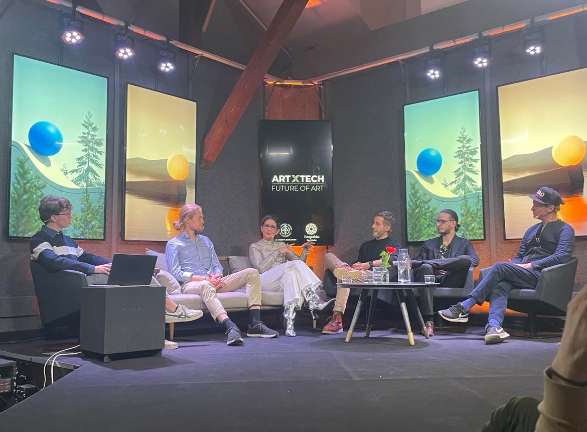 alicewexell's tweet photo. Interesting discussion last night about NFT's at Fotografiska in Stockholm. Fun to see more of these kind of events in Sweden! Thank you @Wannerstedt , @ercwl , @kirsten_hinder, @leoweze , @N1cklas_eth
, @BanklessSE ! #NFT #Fotografiska #artxtech https://t.co/MZkIBQRH8P