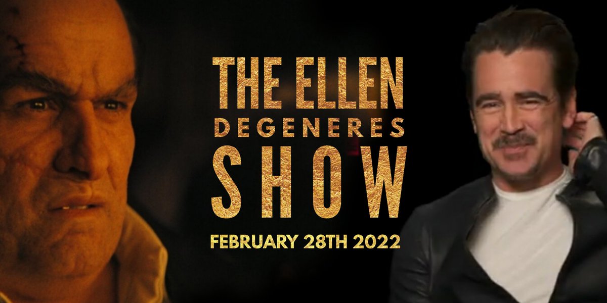 We've all been waiting for this, haven't we?

The Ellen DeGeneres Show  • 02/28/22 • #AfterYang #TheBatman #colinfarrell 

Source: tveveryday.com/the-ellen-dege…