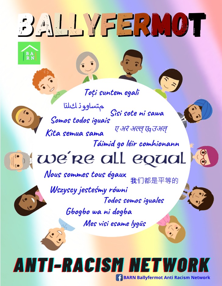 📣📣📣 shout out to our COMMUNITY
A place where everyone is welcome!!!  more pics to follow. 
get involved (Dm)

#solidarity  
#NoRoomForRacism 
#noviolence 
#COMMUNITY
#downattheBARN
#Ballyfermot
#diversity 
#inclusion
#Dublin
#dublincitycouncil 
#LeCheile
#dccsouthcentral