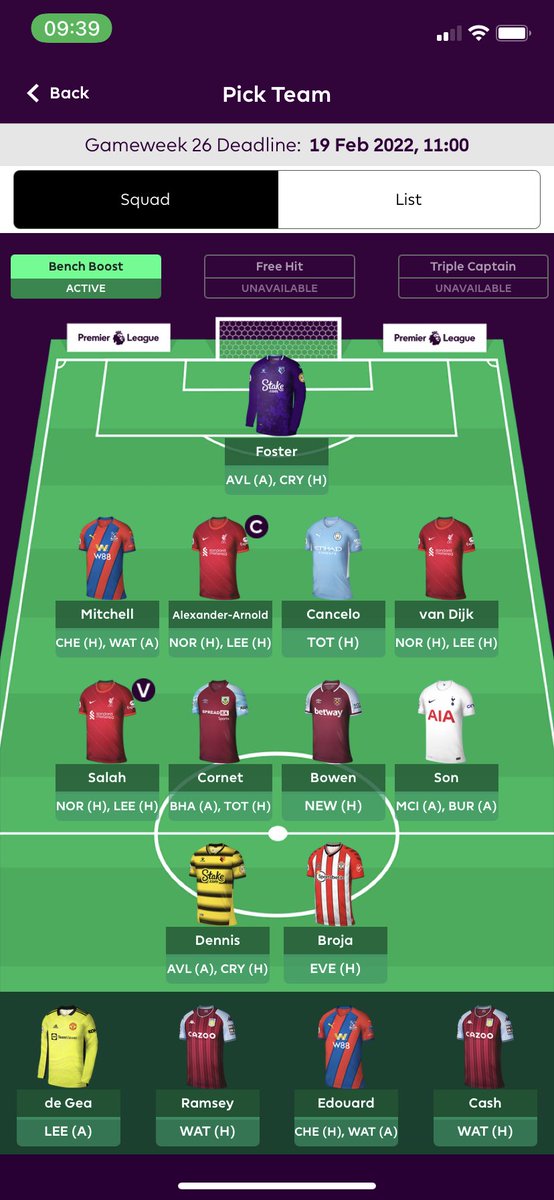 Bob19926474's tweet photo. #fpl https://t.co/Y6R0evzUal