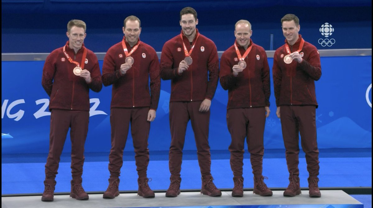 Proud Canadian Bronze Medalists🥉 
#TeamCanada #Beijing2022 <a href="/Leftykenbear/">Marc Kennedy</a>