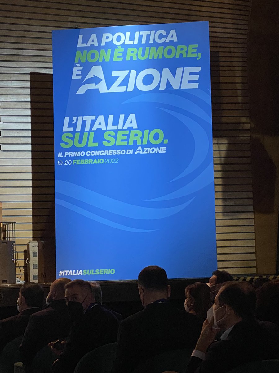 La politica non è rumore è Azione #Italiasulserio