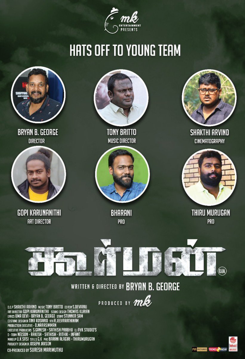 Bala saravanan actor (@bala_actor) on Twitter photo #கூர்மன் இப்படத்தில் நடிக்க வாய்ப்பு அளித்த இயக்குனர் <a href="/BryanB_George/">Bryan B. George</a> biju broக்கும் தயாரிப்பாளர@ <a href="/Mk4Enter/">MKEntertainment</a> க்கும் மனமார்ந்த நன்றிகள் பல
#KoormanRunningSuccessfully
<a href="/Rajajeemanickam/">Rajajee</a> <a href="/Bala_actor/">Bala saravanan actor</a> <a href="/jananihere/">Janani</a> <a href="/PraveenSurviver/">Praveen_surviver</a> <a href="/Sathishprabhu85/">sathish prabhu</a>
<a href="/gopiduet/">Gopi Karunanithi</a> <a href="/Tonycomposer/">Tony Britto</a> <a href="/ShakthiArvind/">shakthiarvind</a> #கூர்மன் இப்படத்தில் நடிக்க வாய்ப்பு அளித்த இயக்குனர் <a href="/BryanB_George/">Bryan B. George</a> biju broக்கும் தயாரிப்பாளர@ <a href="/Mk4Enter/">MKEntertainment</a> க்கும் மனமார்ந்த நன்றிகள் பல
#KoormanRunningSuccessfully
<a href="/Rajajeemanickam/">Rajajee</a> <a href="/Bala_actor/">Bala saravanan actor</a> <a href="/jananihere/">Janani</a> <a href="/PraveenSurviver/">Praveen_surviver</a> <a href="/Sathishprabhu85/">sathish prabhu</a>
<a href="/gopiduet/">Gopi Karunanithi</a> <a href="/Tonycomposer/">Tony Britto</a> <a href="/ShakthiArvind/">shakthiarvind</a>