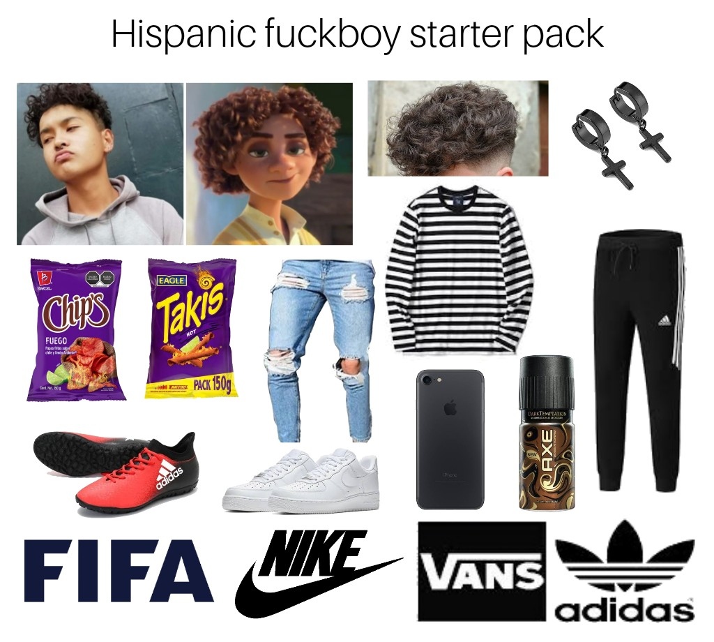 Best Starter Packs on Twitter: "Hispanic fuckboy starter pack to u/Gael1756 #starterpackmemes #starterpack #starterpackmeme #starterpacks https://t.co/ccFQmGXPLr" Twitter