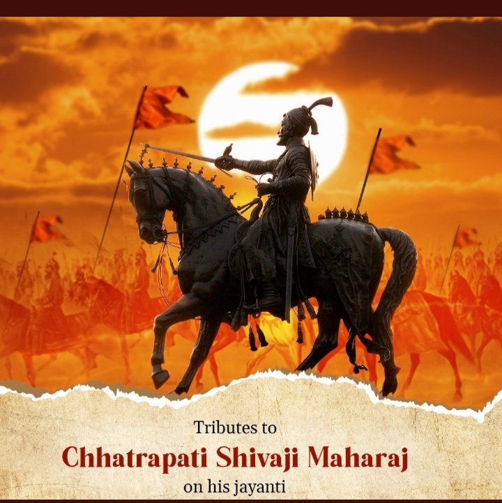 udit_panday's tweet photo. “History tells us that powerful people come from powerful places. History was wrong. Powerful people make places powerful"
Tributes to the great Chhatrapati #ShivajiMaharaj on his Jayanti.#ChhatrapatiShivajiMaharaj
#shivajijayanti छत्रपति शिवाजी महाराज
Jai Maa Bhavani🙏🙏 https://t.co/wvtqIu7G6I