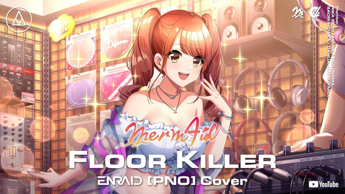 enraidmusic's tweet photo. My latest D4DJ remix and piano cover for Merm4id's "Floor Killer" is now live on YouTube! Visit the links below.
Remix | https://t.co/td2dQZ5TqY
[PNO] Cover | https://t.co/YiGxjKlFfr
#D4DJ #グルミク #Merm4id
[@D4DJ_pj, @D4DJ_pj_EN, @d4dj_mm] https://t.co/Uvr4qwkiub