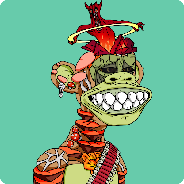 ThaLastDJ's tweet photo. Couldn't resist. This Cheeky Devil is ready for some $ape? Are you? #NewApe #MutantApeYachtClub #DevilApe https://t.co/kzCHU8lddx