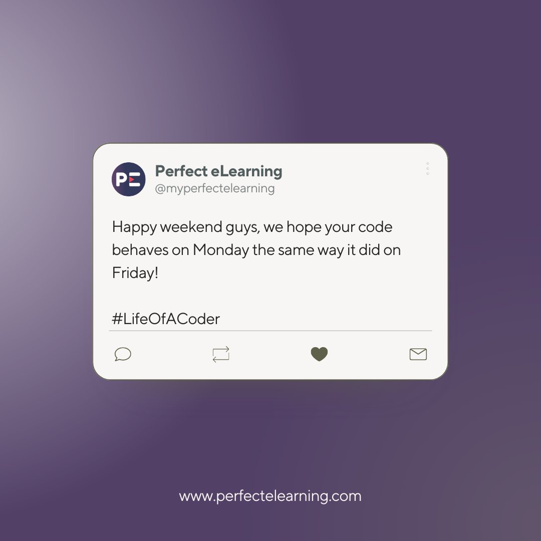 Perfectelearn's tweet image. We truly hope🤞

#PerfectELearning #PerfectPlanB
#Lifeofacoder #codingmemes