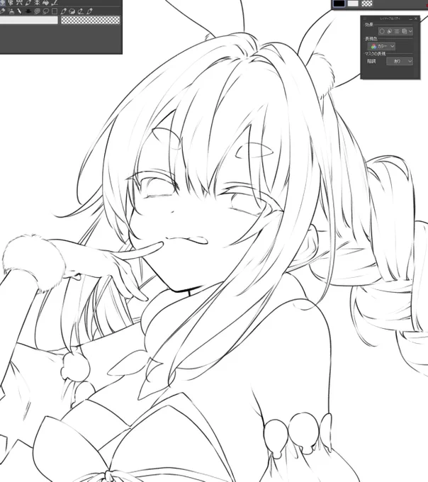 線画～～～～ 