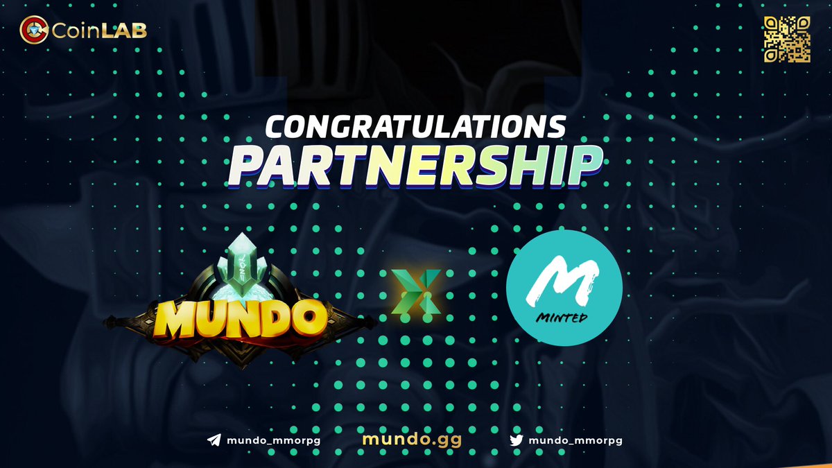 JasonTonyCali's tweet photo. Congrats 🎊 on the collaboration between #MUNDO x #MintedLab

#MintedLab will help @mundo_mmorpg raise awareness in the Korean market, and act as a bridge between #Mundo and the Korean Investors! 🤝

#CoinLAB #NFTGame #Mundo https://t.co/kcmjdBaXN4
