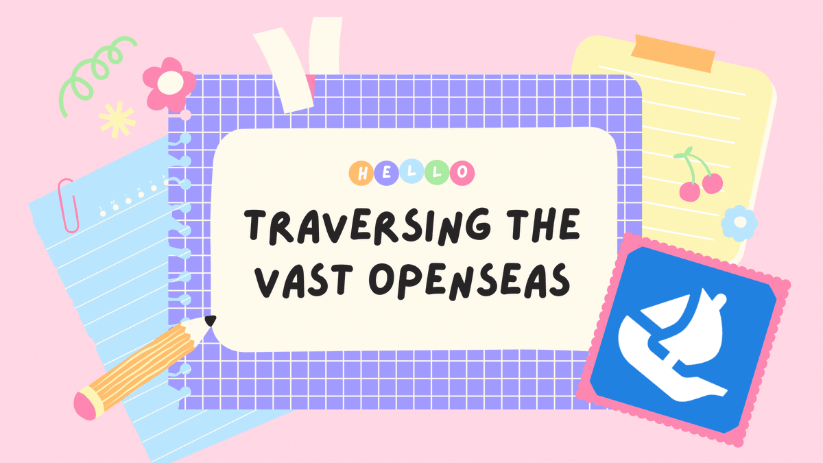 CGC_Guild's tweet photo. Before wrapping up the #CGCNFTWeek, we have one more guide to present gathered and presented by the whole Research Department! 🎉🎉

✨ Traversing the Vast Openseas ✨

#NFT https://t.co/2EbyRqPe5d