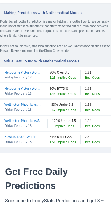 FootyStats_org's tweet photo. Today's value bets found via our algo ⛩⛩⛩! These predictions have the best implied odds to real odds ratio.
See all at https://t.co/zKju3AN88G 

RT and Follow to enter this weekend's Premium giveaway! https://t.co/qDENMtL0EL