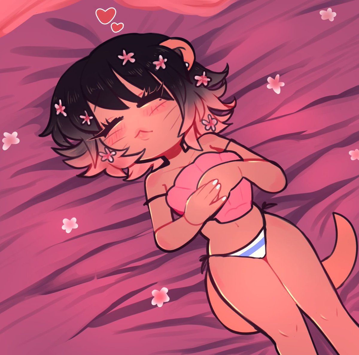 freddyf202's tweet photo. Long day of swimming...leaves an otter very tired...💕
----
#FredArts #ENVtuber #Doodle https://t.co/SL51fOtvZO