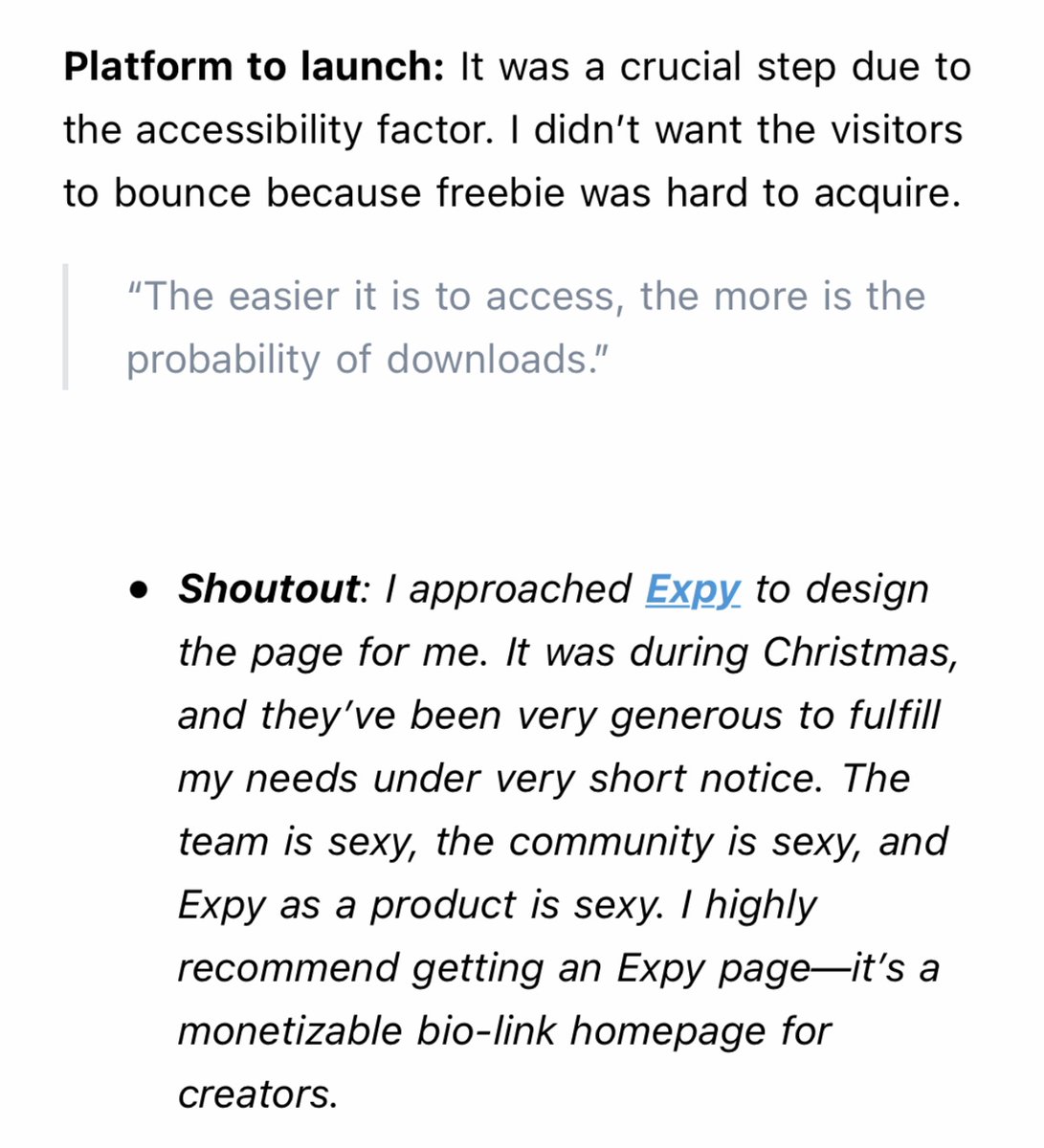 vikravardhan's tweet photo. Big shoutout to @expybio and its team in today's newsletter. 🔥

@thesayansapui @maybemeraj, and the whole team.
You guys rock! 💯 https://t.co/nP7jKcCsN5