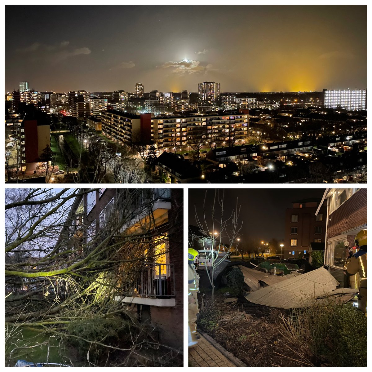 Ook Wateringen heeft met 3 tankautospuiten een bijdrage kunnen leveren aan de vele meldingen, de waarschuwingen waren er niet voor niks…#StormEunice #weeralarm #NLAlert #Slagkracht <a href="/VRH_Haaglanden/">Veiligheidsregio Haaglanden</a>