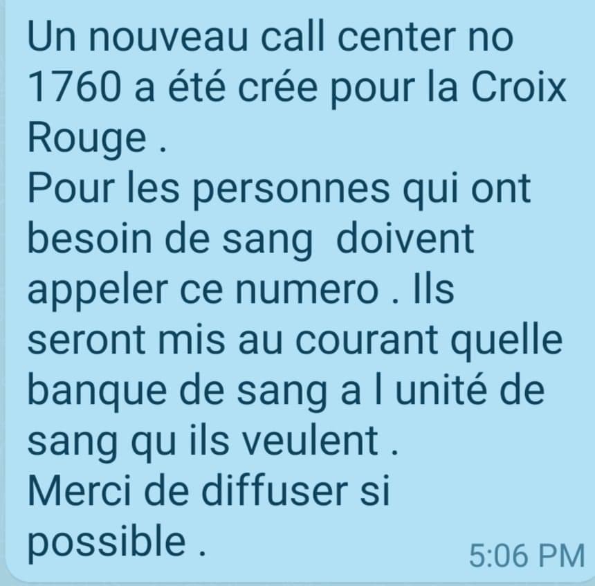 RizkCharbel's tweet photo. New call center fro blood units at the Red Cross 1760 https://t.co/sk4CBoyaZt