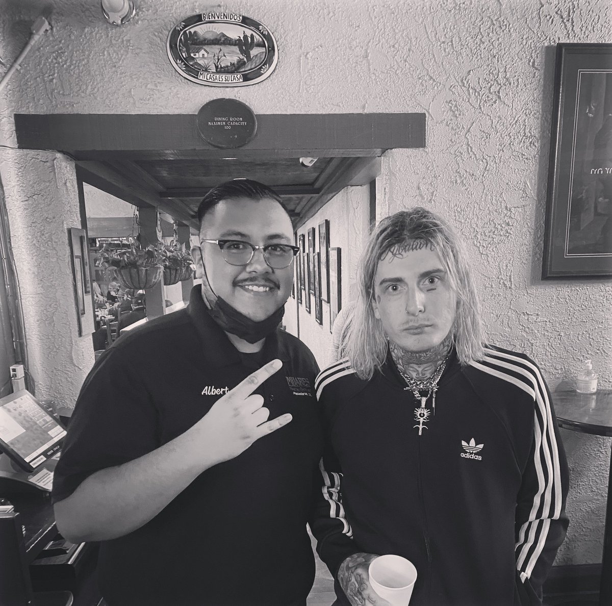 Ceeestro's tweet photo. #Ghostemane really just pulled up to my job… wtf is life https://t.co/EggMQqvvNt