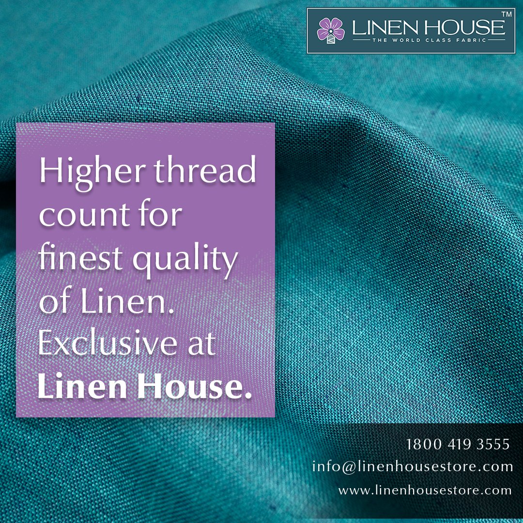 house_linen's tweet photo. Shop Linen that’s as high in standards as you, from Linen House. Why do we say that? As the fabric is weaved with a higher thread count, it enhances its texture and strength to meet global grades. 

https://t.co/o00M3iU1UP

#linenhouse #linensarees #linen #linenlove #linenlover https://t.co/BeV06V7iTr