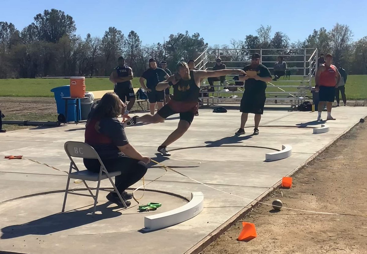 RedwoodsTrackXC's tweet image. Chance Hefter won the shot with a State A PR of 48'0" and Addi Slaybaugh won her first ever track meet winning javelin with a 96'1" earning a provisional mark #GoWoods