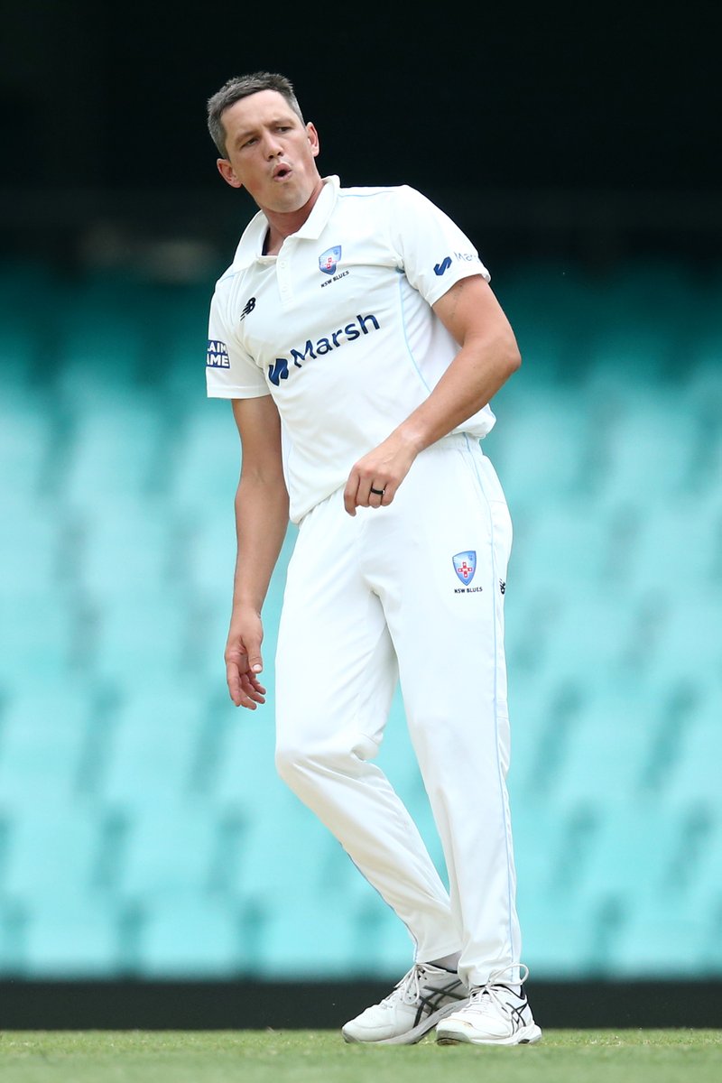 CricketNSWMen's tweet photo. 1, 2, 3, 4, 5 for Tremain!🔥📸
#SheffieldShield https://t.co/oI3YXmvlFz