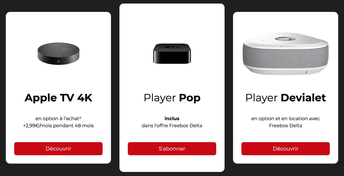 Noxitav's tweet photo. @UniversFreebox @Freebox @Actufreebox 
Je crois que y'a eu une inversion entre les images entre l'#AppleTV et le #Playerpop https://t.co/lXd8M3bq8P