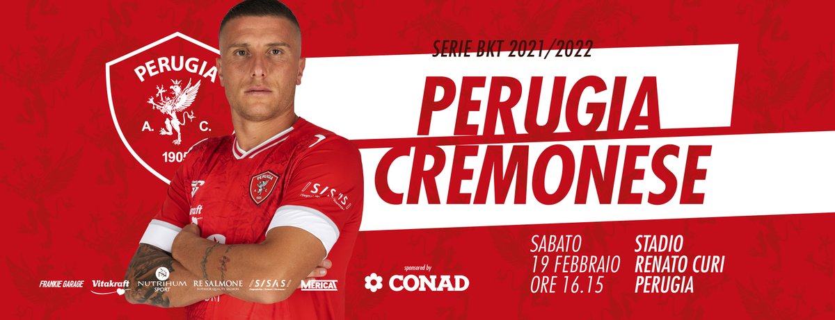 ACPerugiaCalcio's tweet photo. IT'S A MATCH DAY!
โฝ๏ธ#PerugiaCremonese
โฐ 1โฃ6โฃ:1โฃ5โฃ
๐๏ธ#Curi
๐บ @SkySports @DAZN_IT @HelbizLive
๐ฒ il big match di oggi รจ al #Curi e noi vi terremo aggiornati su tutto!
Sosteniamo i nostri ragazzi in questo grande match!
FORZA GRIFOOOOO!!! โช๏ธ๐ด
#PERCRE @Lega_B #SerieBKT https://t.co/kIYddtqSyA