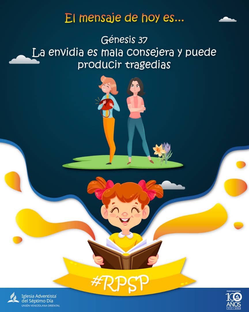 Chic@s👧🏻🧑
José tuvo sueños💨donde Dios le mostró cosas que ocurrirían. Su familia no comprendió; sus hermanos lo odiaron😡

☝🏼El Señor creó la familia para estar unida👉🏼¡No den cabida a la envidia! 

💡👇🏼

#RPSPparaNiños #Génesis #UVOriental