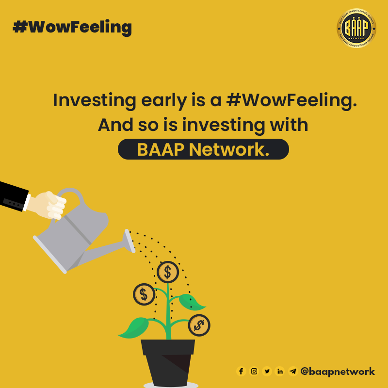 Dhanucoin's tweet photo. The word has been said! What are you waiting for, folks?
๐ธ
Start your investing journey with us and the next thing you know, you've got the #wowfeeling
#baapnetwork #cryptobroking #2xreturns #investment #profit https://t.co/mAfZFxeO2h