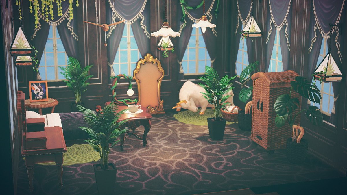 _queeniecraft's tweet photo. Jungle Explorer's Study~ #acnh #acnhscreenshot #hhp #epiphanyisle #paradiseplanning #virtualphotography #AnimalCrossing https://t.co/vfCLVrzK2G